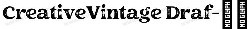 CreativeVintage Draf字体转换
